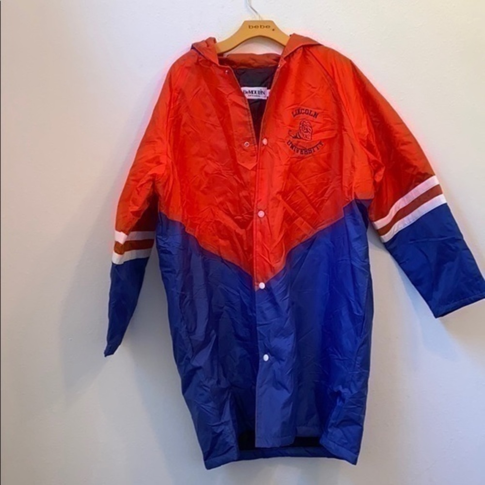 LINCOLN UNIVERSITY MEDIUM ORANGE/BLUE WARM JACKET